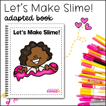 Preview of Slime Adapted Book for Special Education Visual Recipe Fun Sensory Activity