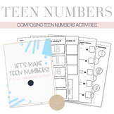 Let's Make Teen Numbers | Composing Teen Numbers Activities