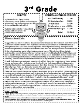 Preview of Let's Make a Robot!  (3rd Grade)