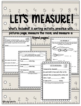 Preview of Let's Measure! Measurement Mini Bundle