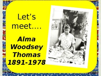 Preview of Let's Meet...Alma Woodsey Thomas