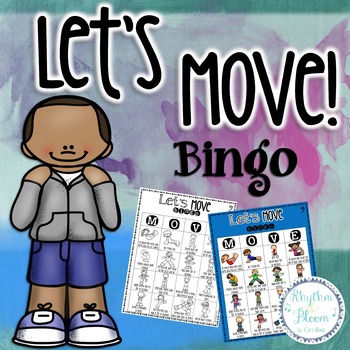 Preview of Let's Move! Bingo