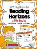 Let's Organize the Reading Horizons Little Books