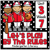 Let's Play By the Rules Benchmark Advance Kindergarten Sup
