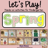Let's Play! Kindergarten Spring Activities {Literacy and Math}