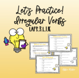 Let's Practice Irregular Verbs! Printable or Digital