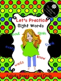Let's Practice Sight Words  First Grade