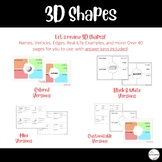 Let's Practice our 3D Shapes! | Technoloy Lesson | Math Lesson