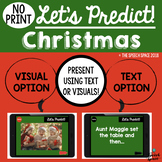 Let's Predict: Christmas | Teletherapy | Distance Learning
