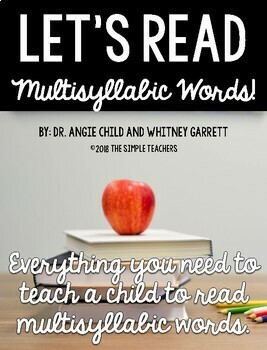 Preview of Let's Read Multisyllabic Words!