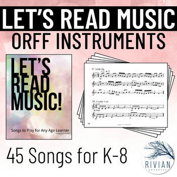 Preview of Let's Read Music 45 Progressing Melodies for Orff Instruments