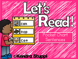Let's Read! {Pocket Chart Sentences}