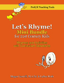 Let's Rhyme Mini Unit for PreK and K