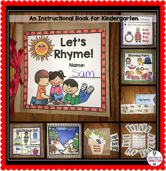 Preview of Let's Rhyme Paper Bag Mini Book Project