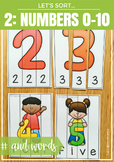 Numbers 1-10 Word Puzzles and Spelling Practice