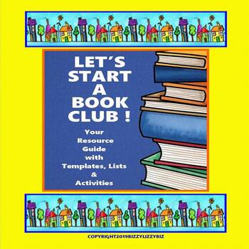 Let's Start A Book Club! by Mz Bizzy Lizzy Biz | TPT
