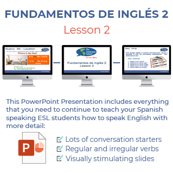 Preview of Let's Start Talking: Fundamentos De Inglés 2 - Lesson 2