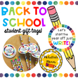 Let's Start the Year off Write- Pencil Tags