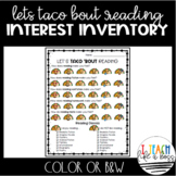 Let's TACO BOUT Reading Interest Inventory