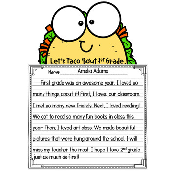 Let S Taco Bout It Writing Activity Tpt - taco bout it roblox