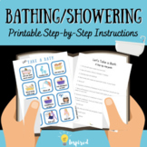 Let's Take a Bath or Shower Visual and Written Instruction