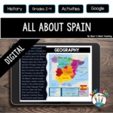 Let's Take a Trip to Spain Digital Unit for Google Classro