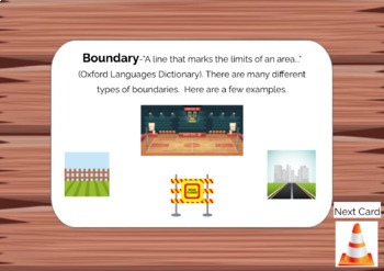 Preview of Let's Talk About Personal Boundaries! A Personal Safety SEL Boom Deck  Online