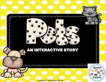 Preview of Pets- An Interactive Story (Print or No Print)