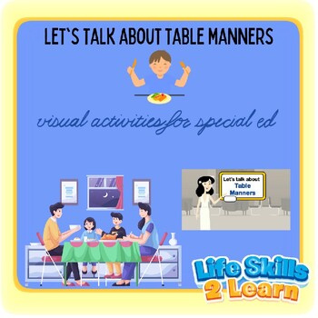 Preview of Let's Talk About Table Manners