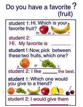 let s talk icebreakers with sign ell esl fruits beginning english conversation