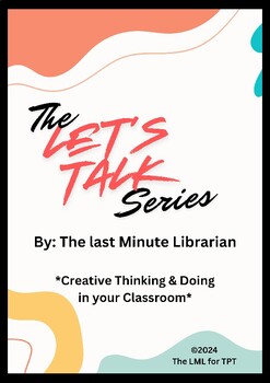 Preview of Let's Talk: Recess! - A Creative Activities Menu by the Last Minute Librarian