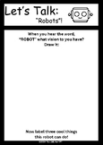 Let's Talk:  "Robots" - A Creative Activities Menu by the 