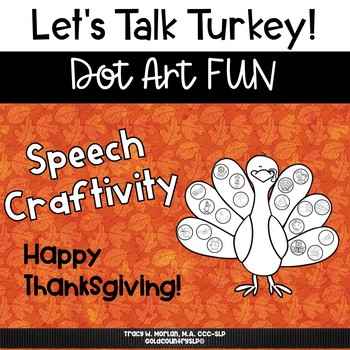 Preview of Let's Talk Turkey Craftivity
