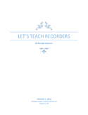 Let's Teach Recorders