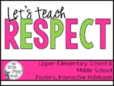 Let's Teach Respect!  Classroom Posters and Lesson