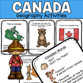 Canada Printable Booklet - Country Facts & Activities Elem