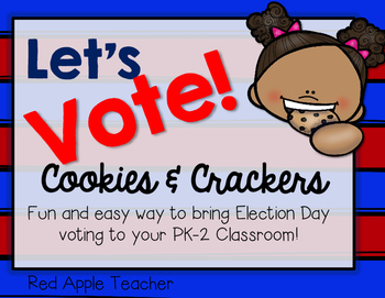 Preview of Let's Vote...Cookies and Crackers!  A Fun & Easy Voting Activity for K-2