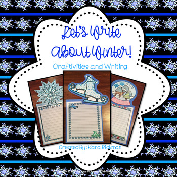 Preview of Let's Write About Winter! Craftivities and Writing