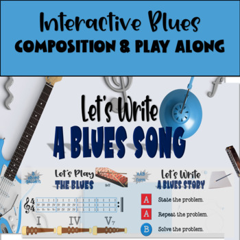 Preview of Let's Write a Blues Song - Black History Month Music Genre