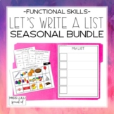 Let's Write a List: Seasonal Bundle - Functional Writing