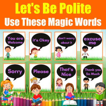 list of polite words for kids