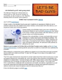 Let's be bad guys IoT reading assignment digital activity
