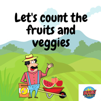 Preview of Let's count the fruits and veggies (FREEBIE)