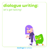 Let's get talking: dialogue writing
