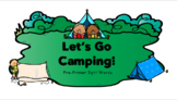 Let's go Camping! - (Editable) Sight Word Template