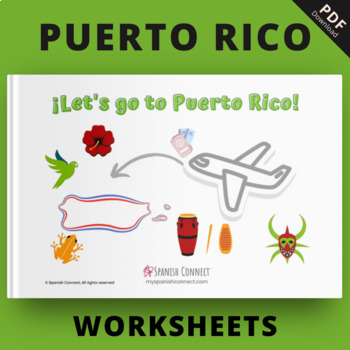 Preview of Let's go to Puerto Rico Worksheets