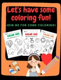 Let's have some coloring fun and join me for some coloring.
