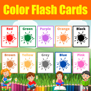 Kids Under 7: Colors Flashcards