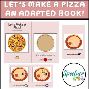 Preview of Let's make a pizza! AN ADAPTED AND INTERACTIVE BOOK