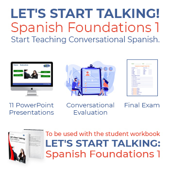 Preview of Let's Start Talking! Spanish Foundations 1 | The Entire First Level